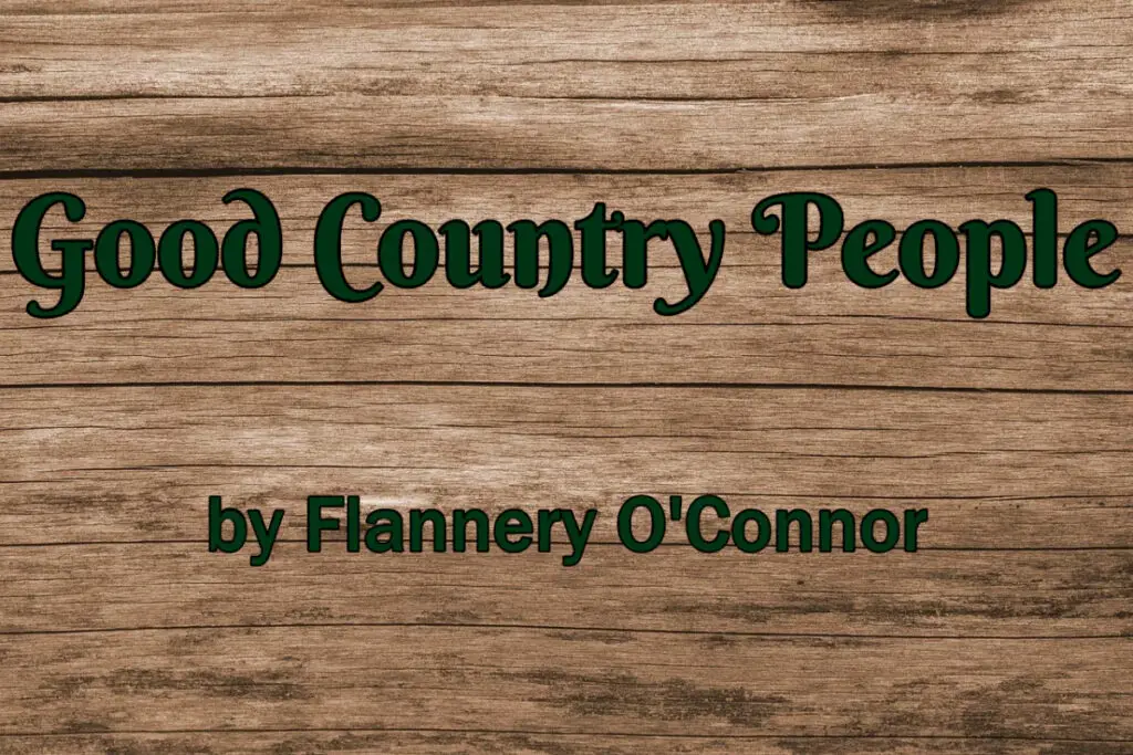 Good Country People Irony Theme Sparknotes