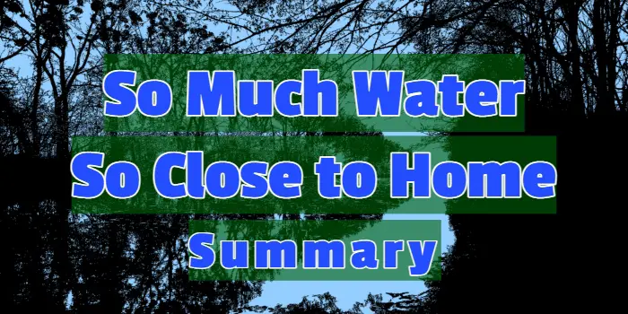 So Much Water So Close to Home Summary by Raymond Carver
