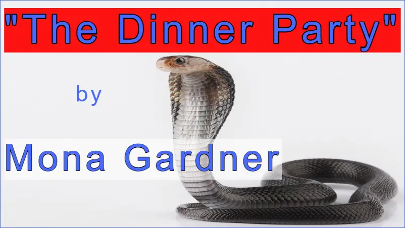 the dinner party by mona gardner summary setting theme analysis characters
